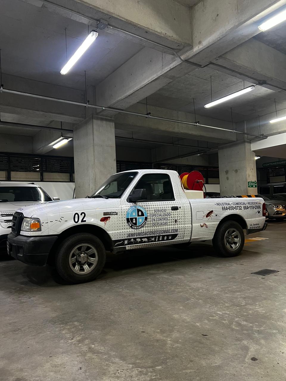 Unidad operativa de JEM Fumigaciones
